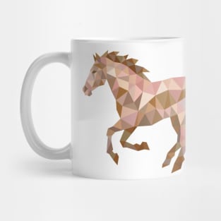 Running Horse Lowpoly Mug